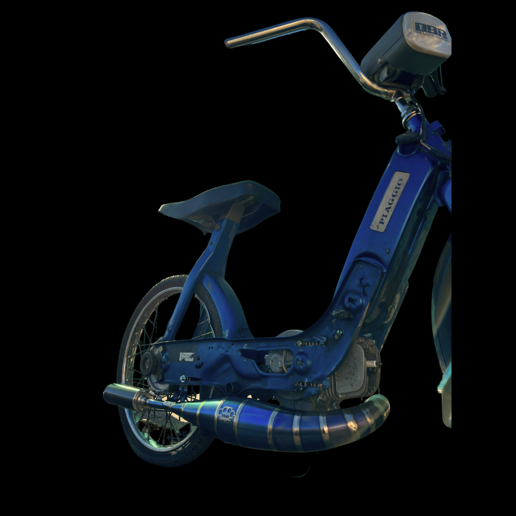 GP04 Multicolor Titanium Muffler - Piaggio and Gilera - DBR Factory