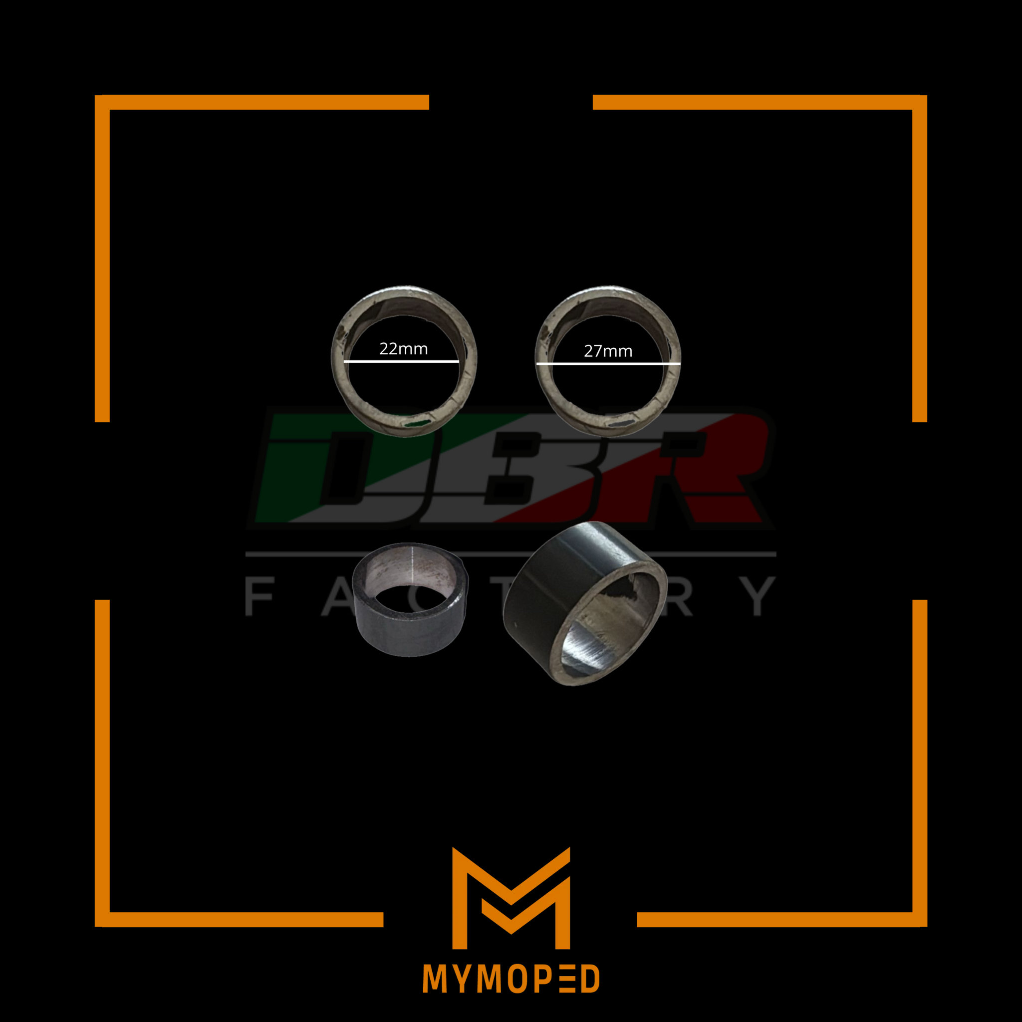 Boccola di Adattamento Ø22/Ø27 Moped - MyMoped