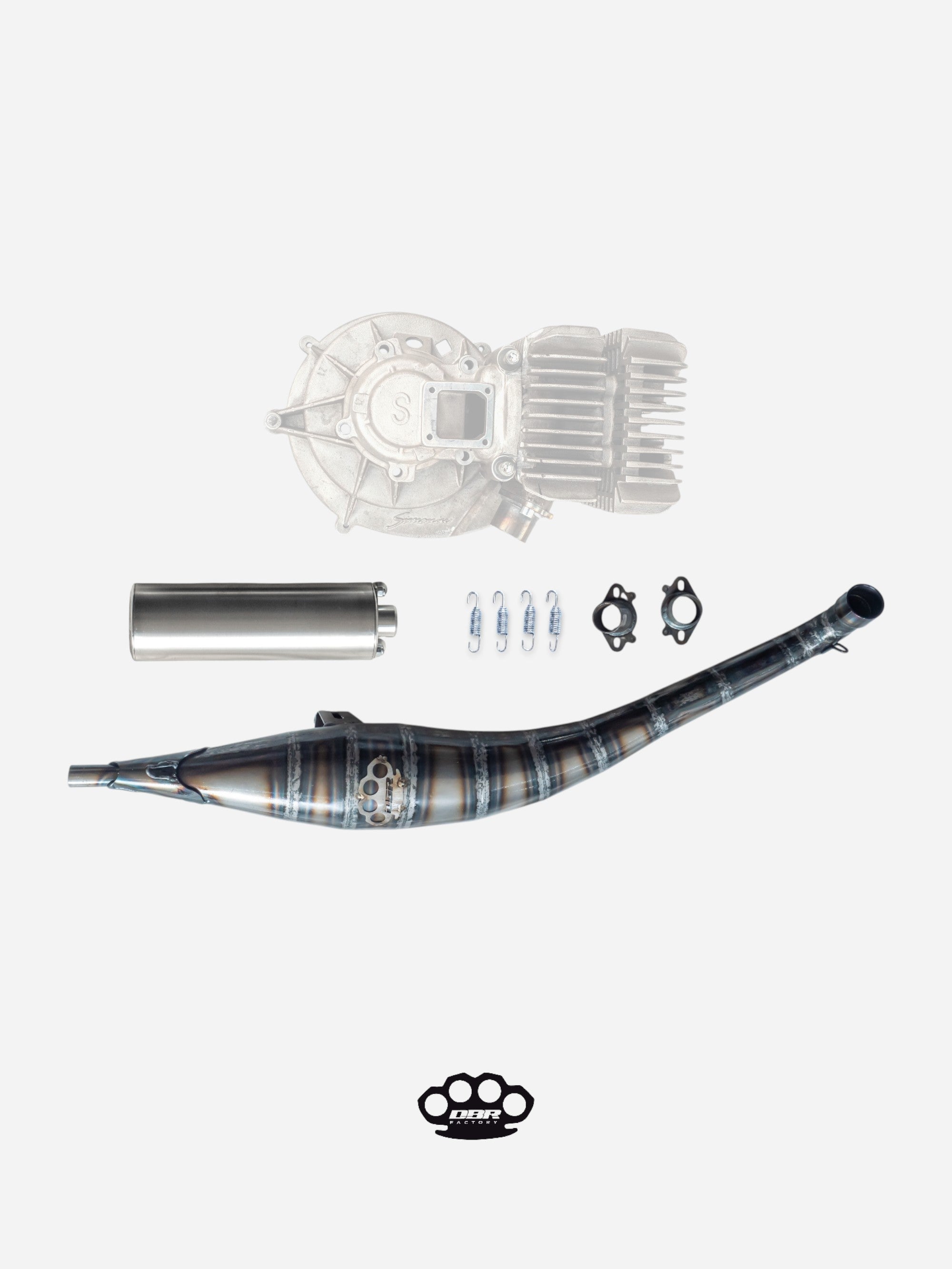 Marmitta GP01 per Simonini 4P - Gruppi Termici Scooter - DBR Factory