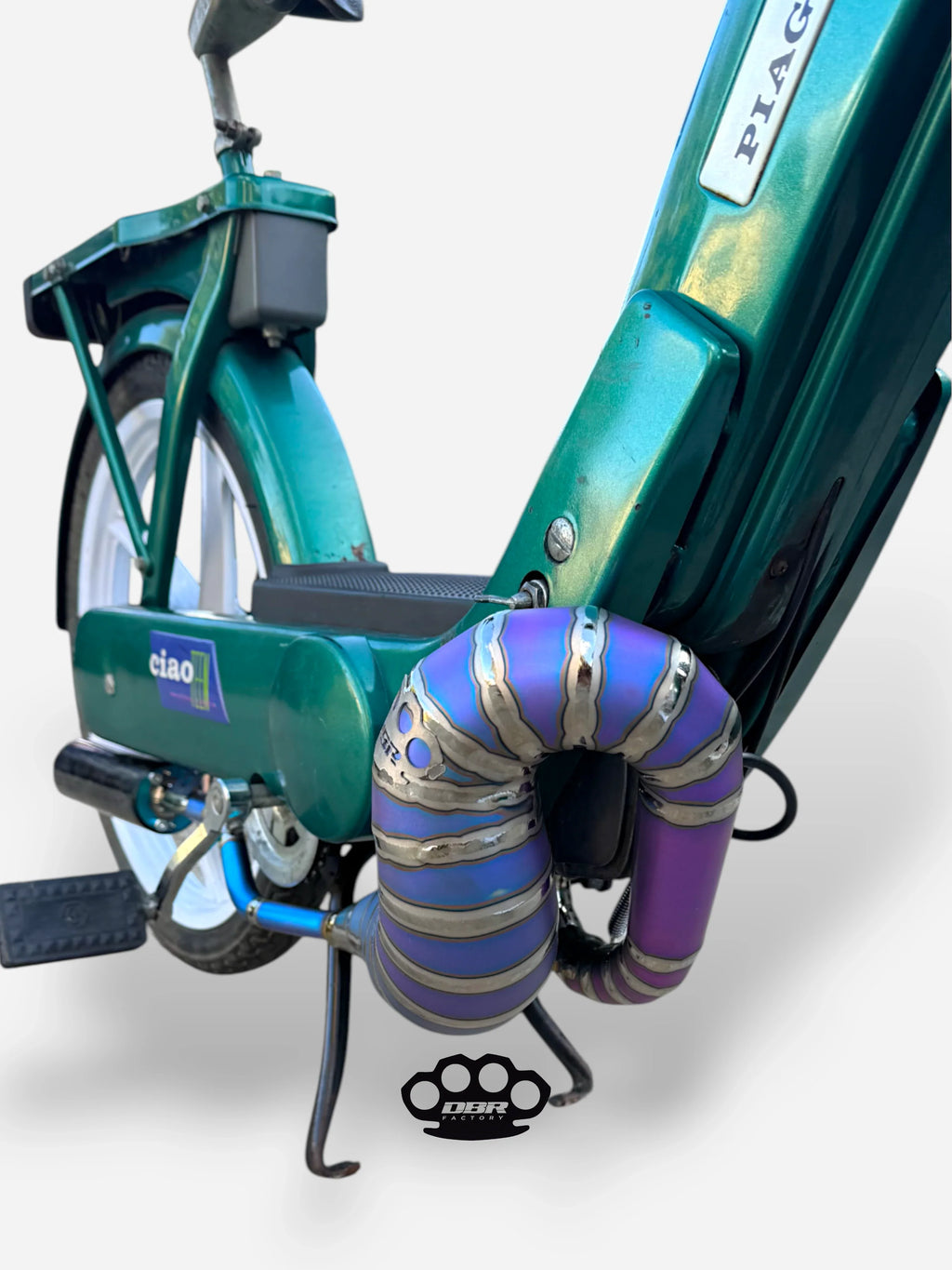 Marmitta Titanio Wyvern Multicolor - Piaggio e Gilera - DBR Factory