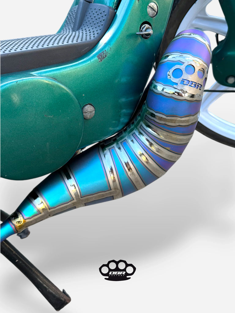 Titanium Exhaust Wyvern Multicolor - Piaggio and Gilera - DBR Factory