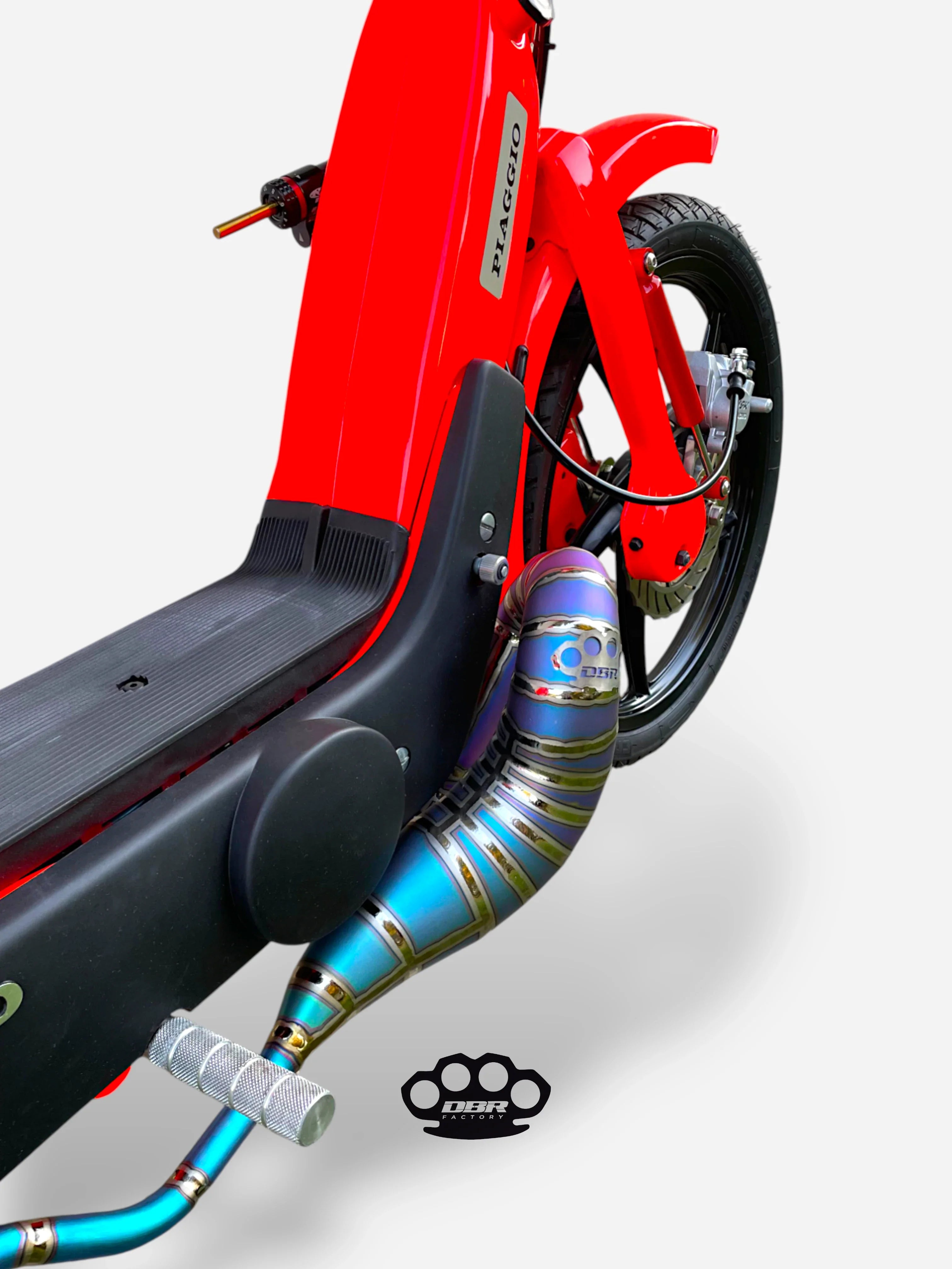 Marmitta Titanio Wyvern Multicolor - Piaggio e Gilera - DBR Factory