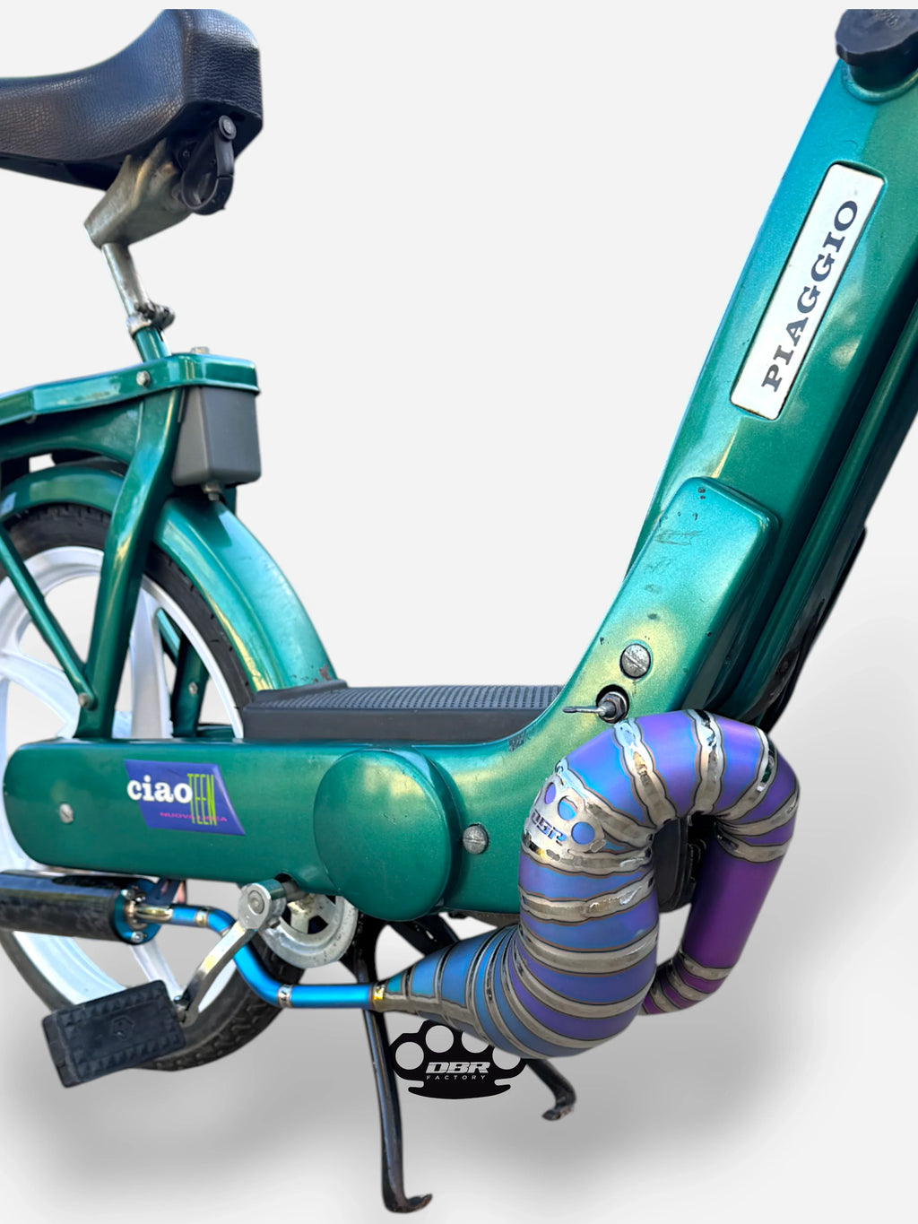 Marmitta Titanio Wyvern Multicolor - Piaggio e Gilera - DBR Factory