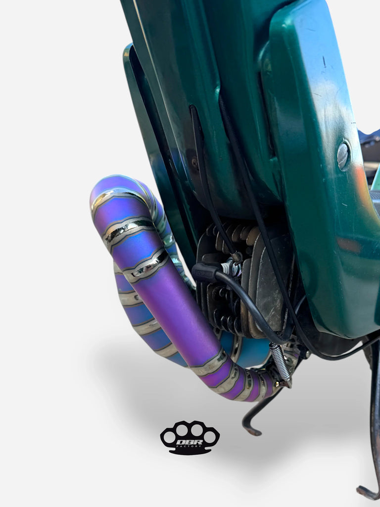 Titanium Exhaust Wyvern Multicolor - Piaggio and Gilera - DBR Factory