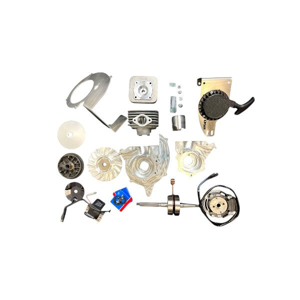 Moped 4P - 70cc Forced Air Handmade Engine - Piaggio and Gilera - DBR Factory