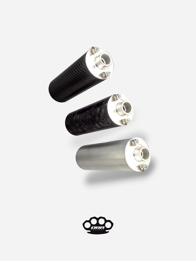 Universal Moped Silencer - Ø19 / Ø20 - L. 150mm / 190mm - DBR Factory