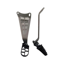 Stainless Steel Footrest Kit for Piaggio Bravo and Si - DBR Factory