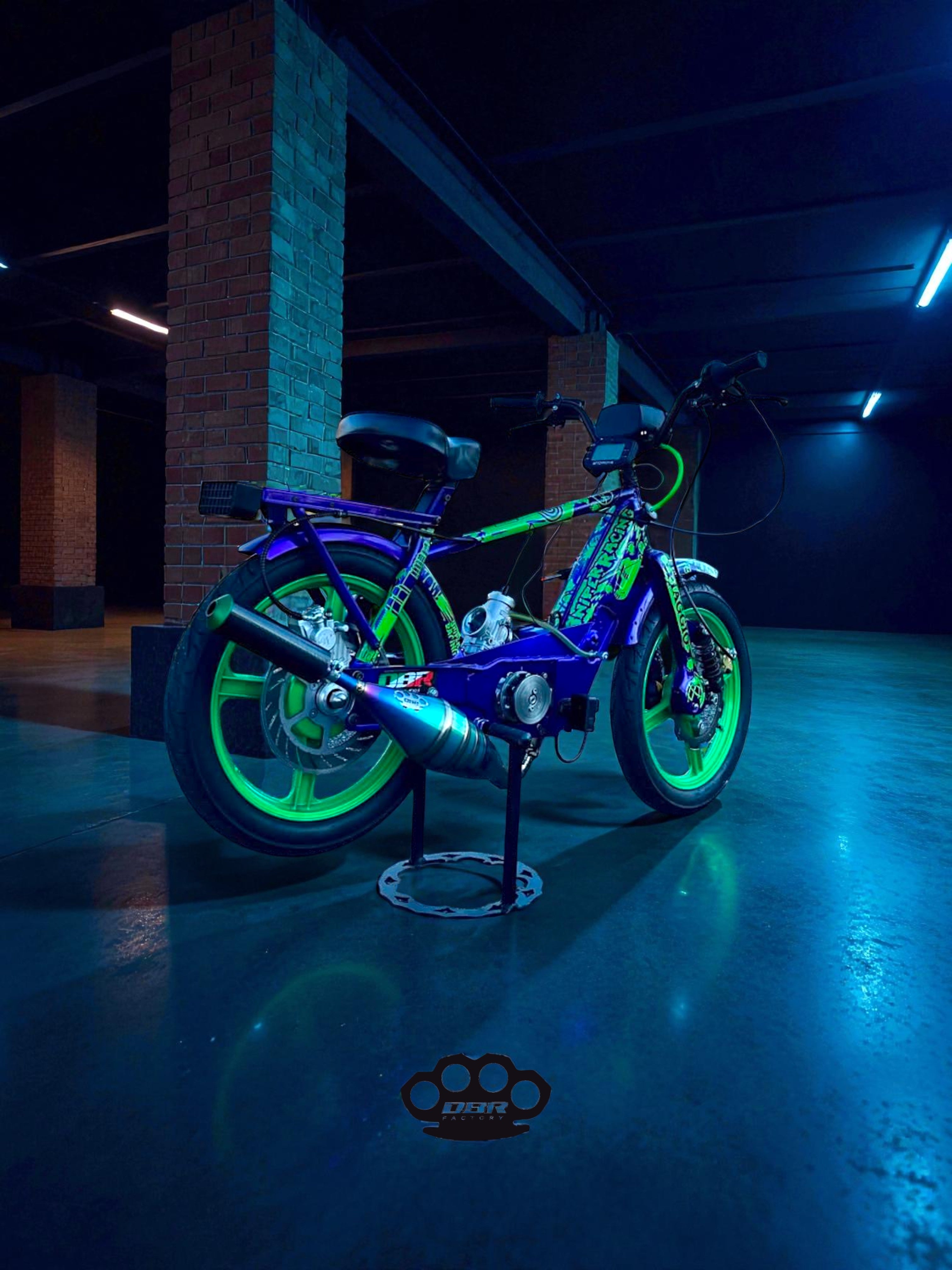 Moped 4P - Motore Artigianale 70cc ad Aria Forzata - Piaggio e Gilera - DBR Factory